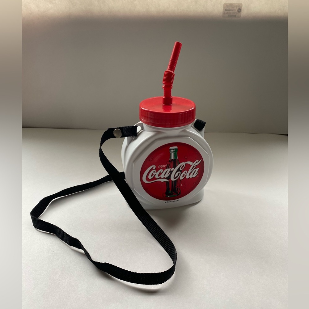 Vintage Coca-Cola Plastic Bottle Canteen, Made In Canada